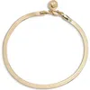 Child Of Wild Ella Herringbone Chain Bracelet In Gold