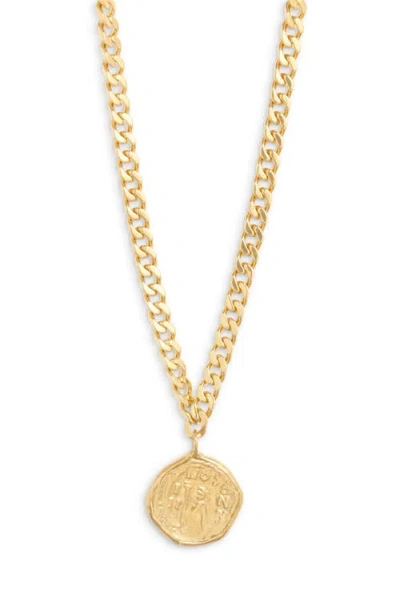 Child Of Wild Empire 24k Gold Plate Pendant Necklace