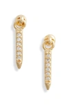 Child Of Wild Falling Star Stud Earrings In Gold