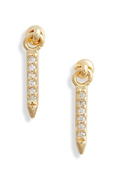 Child Of Wild Falling Star Stud Earrings In Gold