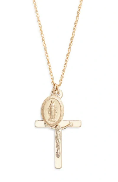 Child Of Wild Full Of Grace Charm Necklace In Gold