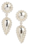 Child Of Wild Kata Teardrop Earrings In Silver