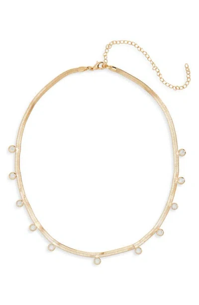 Child Of Wild Lila Choker Necklace In Gold