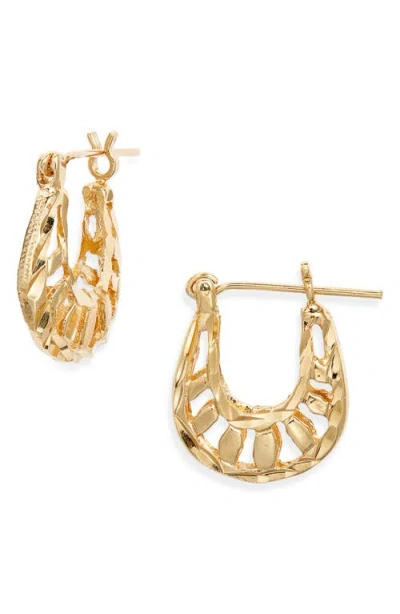 Child Of Wild Louise Hoop Earrings In Gold