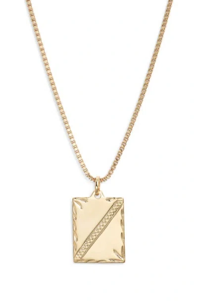 Child Of Wild Luca Pendant Necklace In Gold