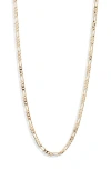 Child Of Wild Maria Figaro Chain Necklace In Gold