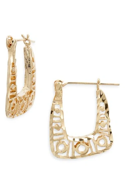 Child Of Wild Monroe Hoop Earrings In Gold