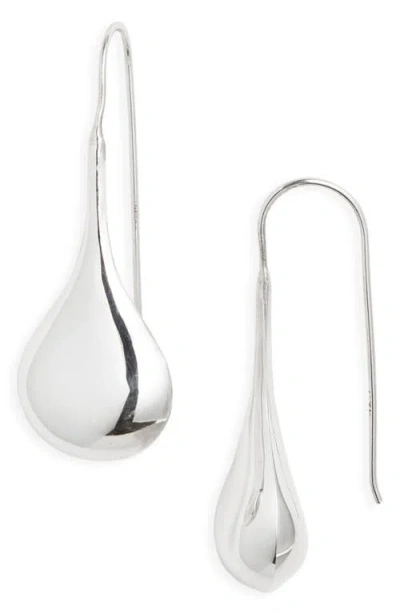 Child Of Wild Moon Drop Thailand Sterling Silver Earrings In White