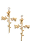 Child Of Wild Rosa Sacra Drop Earrings In Gold
