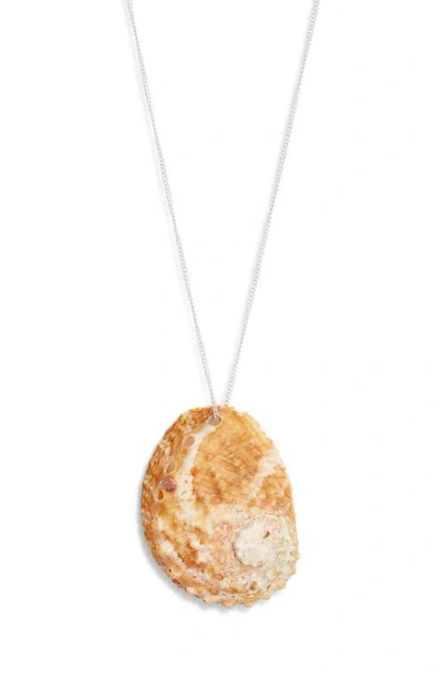 Child Of Wild Salty Siren Abalone Necklace In Gold