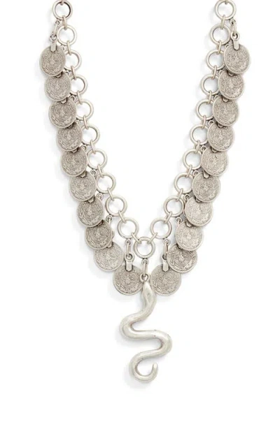 Child Of Wild Shahmaran Statement Collar Necklace