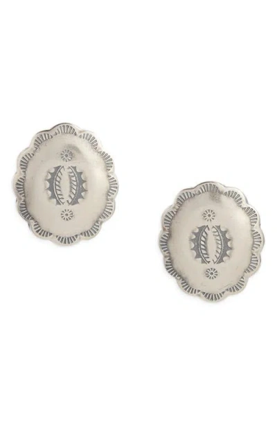 Child Of Wild Silver Dusk Concho Earrings