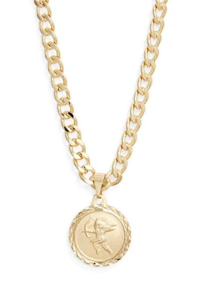 Child Of Wild The Cupid Necklace In Gold