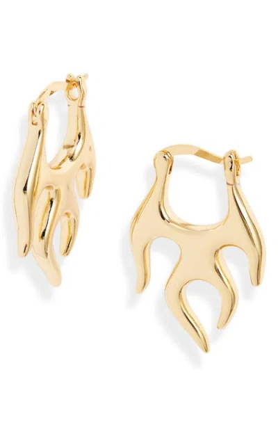 Child Of Wild Twin Flame Earrings In Gold