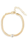 Child Of Wild Vivian Chain Bracelet In Gold