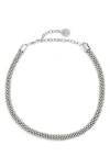 Child Of Wild Yara Beaded Necklace In Silver