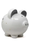Child To Cherish Twinkle Twinkle Ceramic Piggy Bank In White
