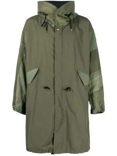 Childern Of The Discordance Hooded Parka In Khaki