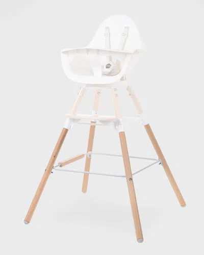 Childhome Kid's Evolu Extra Set Long Legs W/ Footrest In White