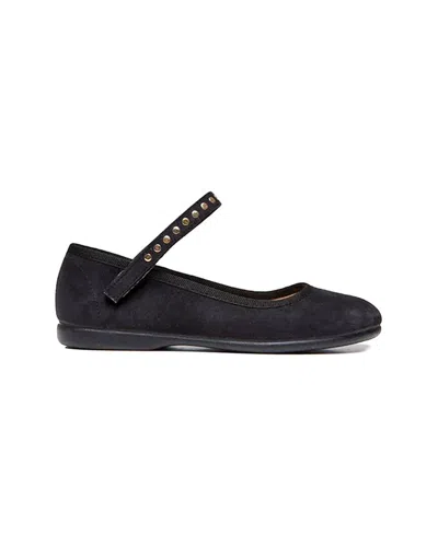 Children Chic Childrenchic Studs Suede Mary Jane In Black