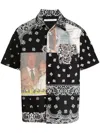 CHILDREN OF THE DISCORDANCE BANDANA-PRINT COTTON SHIRT