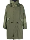 Children Of The Discordance Drawstring-hood Parka Coat In Beige