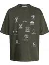 Children Of The Discordance Graphic-print Cotton T-shirt In Green