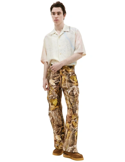 Children Of The Discordance Tree Printed Cargo Trousers In Multicolor