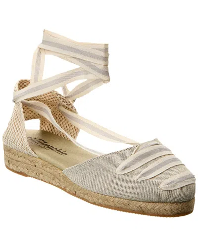 Childrenchic Canvas Espadrille Sandal In Grey