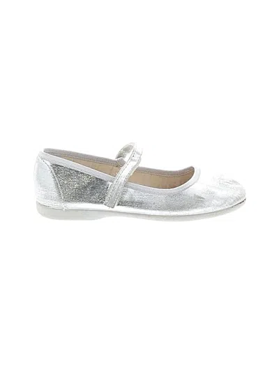 Pre-owned Childrenchic Kids' Flats In Silver