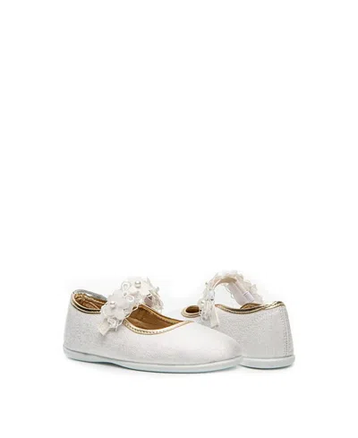 Childrenchic Girls' Flora Mary Janes - Baby, Toddler, Little Kid, Big Kid In Multi