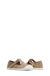 Childrenchic Kids' Charlie T-strap Sneaker In Brown