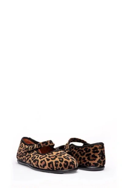 Childrenchic Kids' Lexie Mary Jane In Animal Print