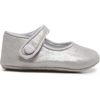 Childrenchic Kids' Lucy Mary Jane Flat In Silver