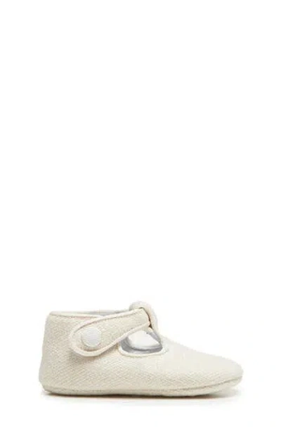 Childrenchic Kids' Noah T-strap Jane Flat In White