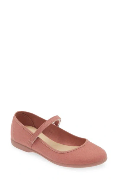 Childrenchic Kids' Mary Jane Canvas Trainer In Rosewood