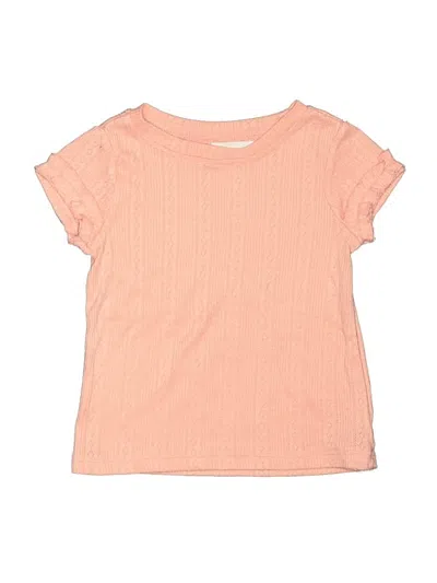 Pre-owned Children's Apparel Network Kids' Short Sleeve T-shirt In Pink