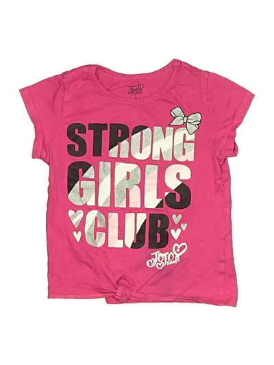Pre-owned Children's Apparel Network Kids' Short Sleeve T-shirt In Pink