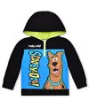 Children's Apparel Network Toddler Black Scooby-doo Graphic Pullover Hoodie In Black