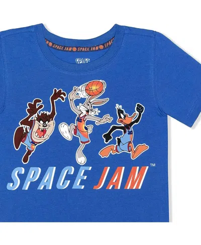 Children's Apparel Network Babies' Toddler Blue Space Jam T-shirt