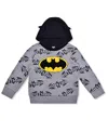 Children's Apparel Network Toddler Gray Batman Pullover Hoodie In Gray