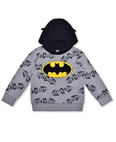 Children's Apparel Network Babies' Toddler Gray Batman Pullover Hoodie