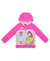 Children's Apparel Network Toddler Pink Disney Princess Graphic Half-zip Hoodie In Pink