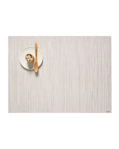 Chilewich Bamboo Placemat, 14" X 19" In Coconut
