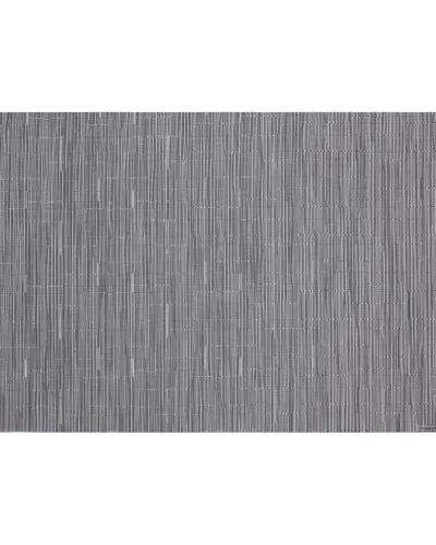 Chilewich Bamboo Placemat, 14" X 19" In Gray