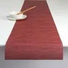 Chilewich Bamboo Runner, 14 X 72 In Red