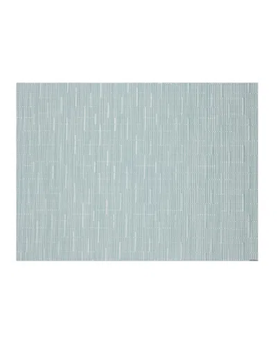 Chilewich Bamboo Table Mat 14" X 19" In Blue