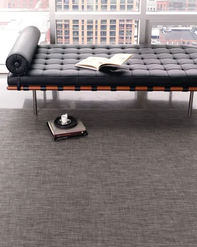 Chilewich Basketweave Floormat, 6' X 9' In Gray