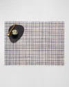 Chilewich Basketweave Rectangular Placemat, 14 X 19 In Bon Bon