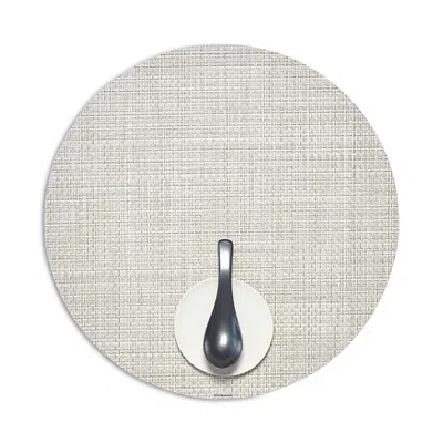 Chilewich Basketweave Round Placemat In Natural